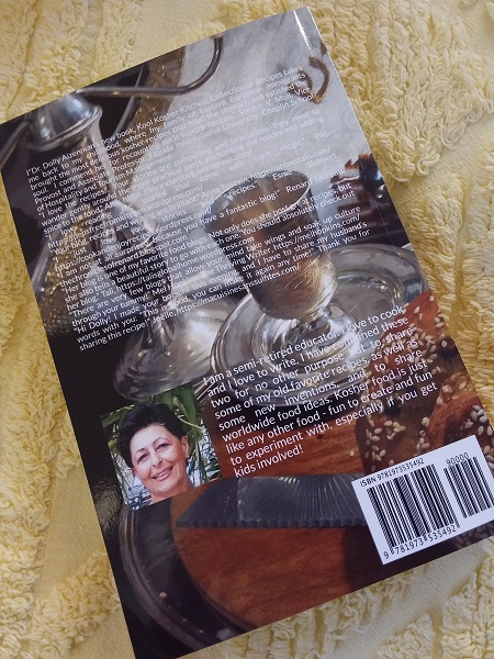 Kool Kosher Kitchen, back cover with picture of author, Doly Aizenman